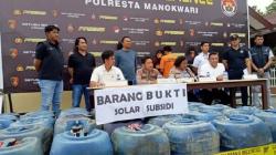 Polisi Tangkap Penimbun BBM Subsidi di Manokwari, Sita Biosolar 1,2 Ton<