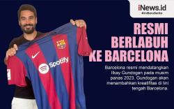Infografis Ilkay Gundogan Resmi Gabung Barcelona