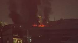 Kebakaran Landa Gudang Biskuit di Cengkareng Jakarta Barat