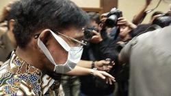 Penampakan Johnny G Plate Sidang Perdana Kasus Korupsi BTS 4G Kominfo