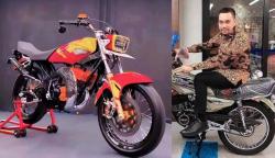 Motor Yamaha RX King Ahmad Sahroni Bikin Geger Disulap Jadi Iron Man, Begini Penampakannya