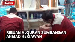 Horee! Ribuan Alquran Masjid Al Jabbar Kembali Baru setelah Sempat Hilang