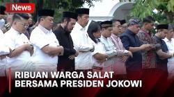 Syahdu! Presiden Jokowi Salat Iduladha di Gedung Agung Yogyakarta Bersama Ribuan Warga
