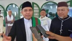 Hujan Lebat, Sholat Idul Adha di Lapangan Merdeka Pangkalpinang Dialihkan ke Masjid Jami
