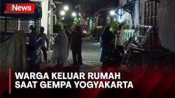 Warga Kulonprogo Berhamburan Keluar Rumah saat Gempa Guncang Yogyakarta