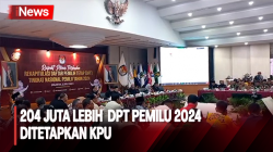 Sah! KPU Tetepkan 204 Juta DPT Pemilu 2024, Tersebar di 38 Provinsi 128 Negara