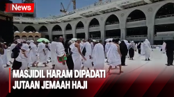 Jutaan Jemaah Haji Padati Masjidil Haram Jalani Tawaf Ifadah 