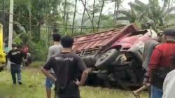 Kecelakaan di Cianjur Hari Ini, Pasutri Tewas Tertimpa Truk Pasir yang Terguling<