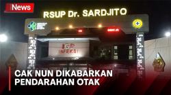 Dikabarkan Alami Pendarahan Otak, Cak Nun Dirawat di ICU RS Sardjito