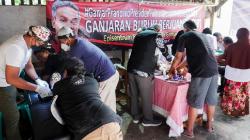Buruh Pendukung Ganjar Pranowo Gelar Sunatan Massal di Tagogapu KBB