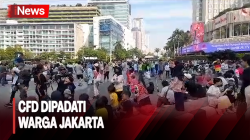  Jadi Alternatif Kegiatan Habiskan Masa Libur Sekolah, Warga Jakarta Padati CFD