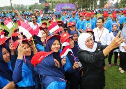 Buka KCS 2023, Gubernur Khofifah Ajak Siswa Kuatkan Karakter Pelajar Pancasila