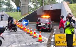 Ada Pengaspalan di Jalur Lambat Kolong Semanggi Arah Blok M, Pengendara Diminta Cari Jalur Alternatif