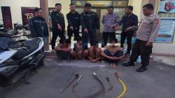 Hendak Tawuran Konten, 4 Remaja Bawa Celurit Ditangkap Polisi di Kesambi Cirebon<