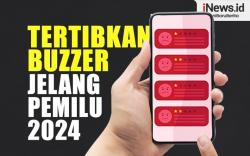 Infografis Menkominfo Tertibkan Buzzer Jelang Pemilu 2024