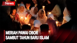 Tahun Baru Islam! Gema Salawat Berkumandang saat Pawai Obor Anak-Anak di Kota Bandung<
