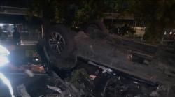 Kecelakaan Maut Fortuner Terguling di Exit Tol Plumpang, 3 Orang Dikabarkan Tewas