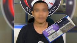 Polisi Tangkap Pengedar di Tukdana Indramayu, Sita Barang Bukti Setengah Kg Ganja