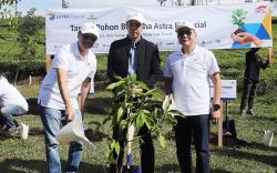 Kembangkan Ekonomi Kelompok Tani Hutan, Astra Financial Tanam 6.600 Pohon di Bogor