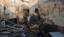 Kebakaran Rumah Kosong di Sukaraja Bogor, Diduga akibat Korsleting Listrik