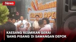 Bukan Kampanye, Kaesang Resmikan Gerai 'Sang Pisang' di Sawangan
