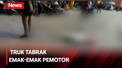 Ngeri! Emak-Emak Tewas Tertabrak Truk di Bekasi, Kondisinya Mengenaskan<