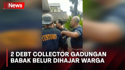 2 Debt Collector Gadungan Babak Belur Dihajar Warga Usai Rampas Motor di Cimahi<