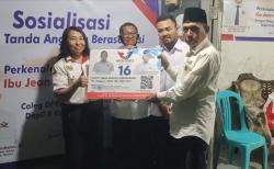 Bacaleg Partai Perindo Sosialisasikan KTA Berasuransi pada Komunitas Ojol di Kediri 