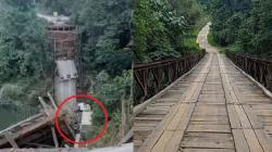 Jembatan Roboh di Tabalong, 7 Orang Tercebur ke Sungai, 1 Dilaporkan Tewas
