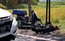 Kecelakaan di Jalur Gilimanuk-Denpasar Tewaskan Penumpang Motor, Truk Sampai Terguling