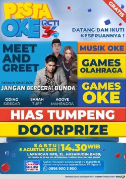 Pesta Oke RCTI34 Hadir di Tambun Selatan, Yuk Ramaikan!