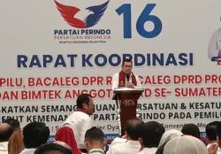 Pimpin Rakor di Sumut, HT Tegaskan Partai Perindo Harus Jadi Partai Besar
