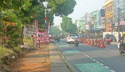 Uji Coba Sistem Satu Arah di Jalan Nusantara Raya Depok Ditunda