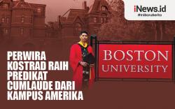 Infografis Perwira Kostrad Raih Predikat Cumlaude dari Kampus Amerika