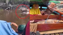 Viral Kijang Dekati Perahu Warga Minta Diselamatkan dari Kejaran Anjing