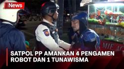 5 Orang Diamankan dalam Razia Pengamen Robot dan Tunawisma di Pulogadung