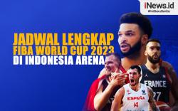 Infografis Jadwal Lengkap FIBA World Cup 2023, Bintang NBA Siap Meriahkan Indonesia Arena