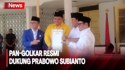  Golkar-PAN Resmi Dukung Prabowo Subianto Maju di Pilpres 2024
