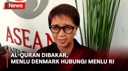 Menteri Luar Negeri Denmark Hubungi Menlu RI, Bahas Pembakaran Al-Quran