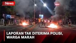 Marah Laporan Tak Diterima Polisi, Ratusan Warga Dago Atas Bandung Blokir Jalan