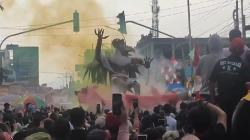 Ribuan Warga Tumpah Ruah di Lembang KBB Saksikan Karnaval HUT ke-78 Kemerdekan RI