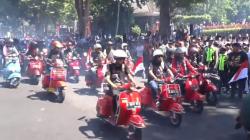 Ridwan Kamil Lepas Ribuan Skuter Kirab Merah Putih HUT Ke-78 Kemerdekaan RI<