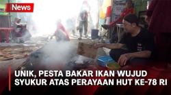 Intip Keseruan Pesta Bakar Ikan di Kota Makassar, Wujud Syukur atas Perayaan HUT Ke-78 RI