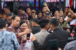 Presiden Jokowi Hadiri Pengukuhan Gerakan Angkatan Muda Kristen Indonesia