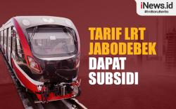 Infografis Tarif LRT Jabodebek Dapat Subsidi