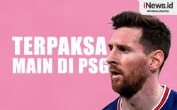Infografis Lionel Messi Akui Terpaksa Gabung PSG