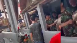 Viral Pria Baju Loreng Mengamuk ke Warga di Palembang Sambil Bawa Parang
