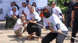 Meriah, Buruh dari 10 Perusahaan Lomba 17-an dan Sosialisasikan Ganjar Pranowo di Cirebon