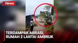 Abrasi Air Sungai, Rumah 2 Lantai di Langkat Ambruk