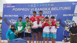 Porprov Babel, Kontingen Pangkalpinang Borong Medali Emas di Cabor Voli Pasir